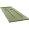 Ekena Millwork True Fit PVC San Antonio Mission Style Fixed Mount Shutters, Moss Green, 12W x 48H, PR TFP001ST12X048MG - alternate 3